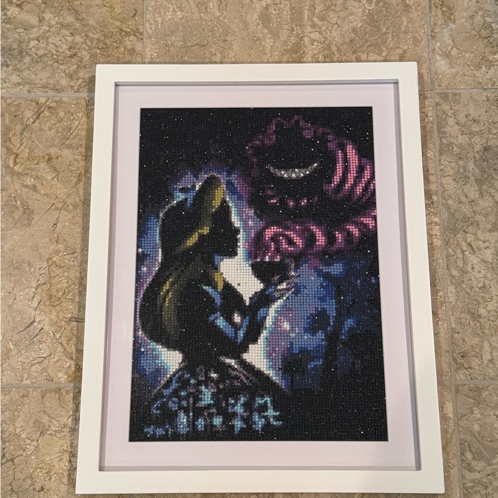 Mystical Wonderland Art with White Frame